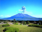 仙巌園と桜島