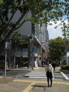 郵船トラベルの看板が見えるビル５Fです。