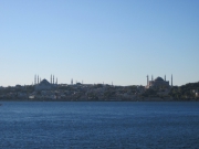 イスタンブールの町並みが見えます