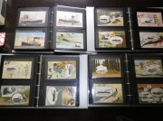 見せていただいた戦前より作成されていた日本郵船絵葉書の一部（どれも色使いやデザインに優れたものばかり）