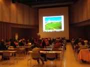 説明会の様子　米山公啓先生のクルーズの楽しみ方の講演もありました。