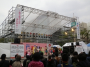 旅まつり名古屋2014のステージイベントの様子