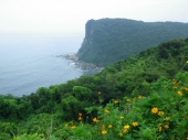 蕨展望所より東シナ海を望む