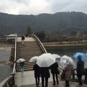 錦帯橋入口から